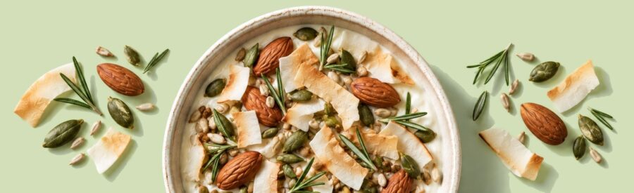 Granola v miske
