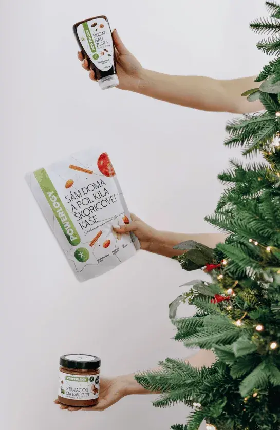 Powerlogy Organic Cinnamon Oatmeal 500g Christmas Edition