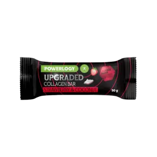 Powerlogy Upgraded Collagen Bar Strawberry 24 x 50 g