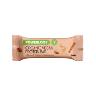 Powerlogy Organic Vegan Protein Bar 24 x 50 g