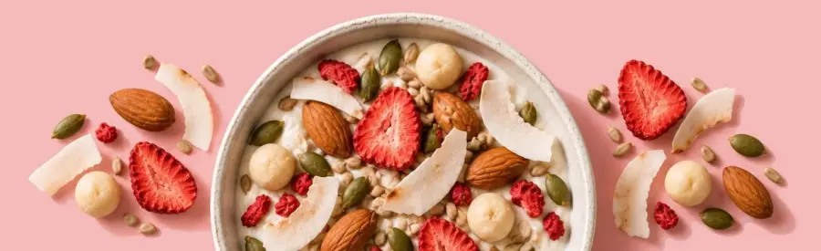 Powerlogy Upgraded Keto Granola Strawberry 350 g